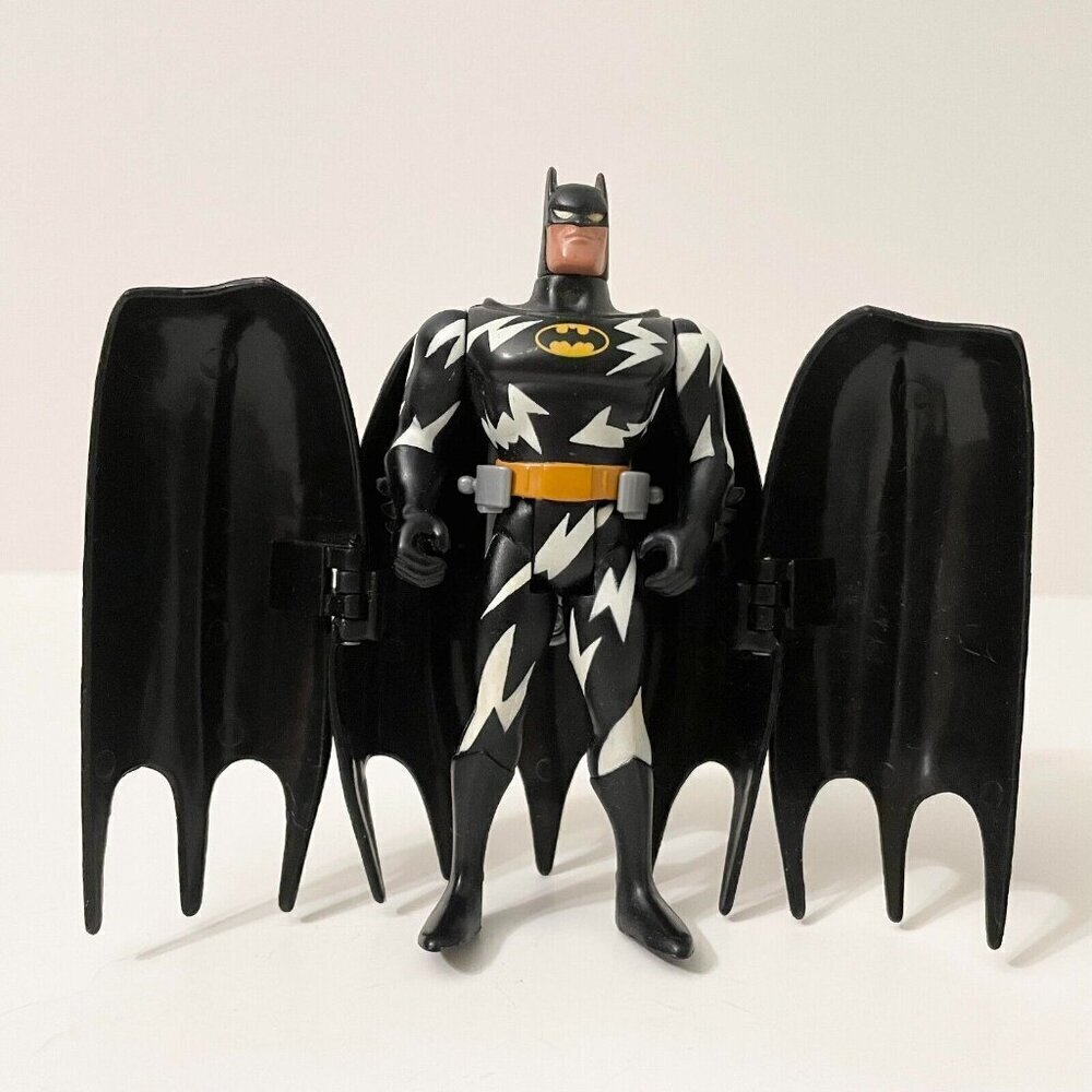 Vtg 1993 Batman The Animated Series Lightning Strike Batman Kenner Action Figure